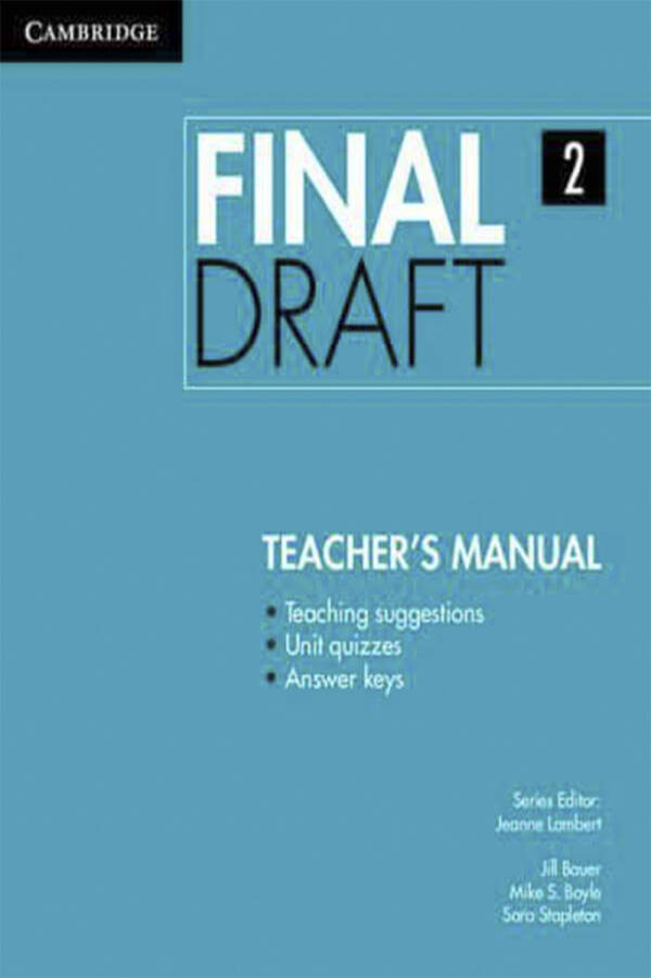 Final Draft - Teacher's Manual - Level 2